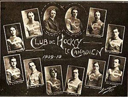 “Канадиенс” 1909-10 гг.