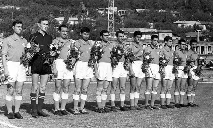 Спартак Ереван 1959 год. Манук Семерджян 5-й слева