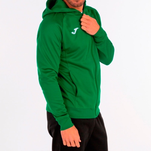 Толстовка на молнии с капюшоном Joma MENFIS Green фото 5