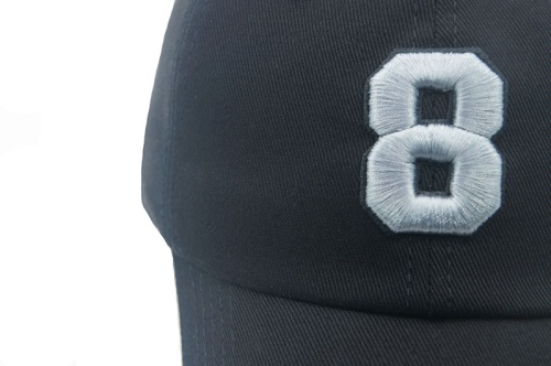 Бейсболка номер 8 серый фото 8