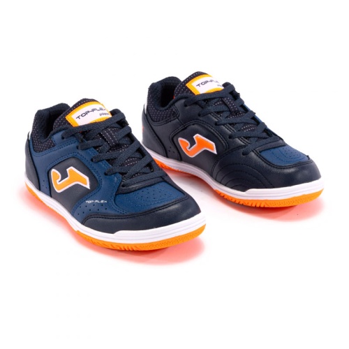 Футзалки подростковые Joma TOP FLEX JR Navy Orange фото 3