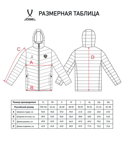 Куртка утепленная JOGEL NATIONAL PerFormPROOF Light Padded Jacket фото 3