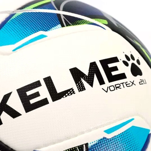 Мяч футбольный KELME VORTEX 21.1 синий, размер 5 фото 5
