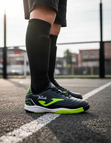 Футзалки подростковые Joma TOLEDO JR 2601 Black INDOOR фото 3 Футзалки подростковые Joma TOLEDO JR 2601 Black INDOOR фото 3