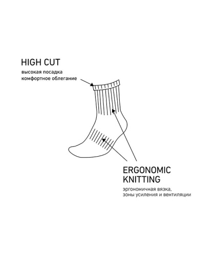 Носки JOGEL ESSENTIAL High Cushioned Black 2 пары фото 4