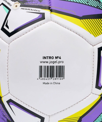 Мяч футбольный JOGEL Intro размер 4 фото 6