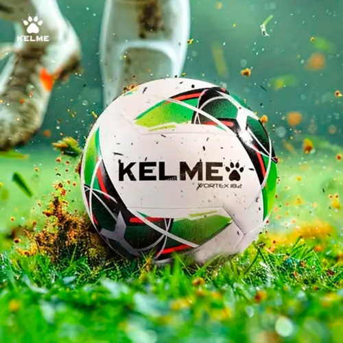 Мяч футбольный KELME PORRINO Vortex 18.2 Green размер 5 фото 6