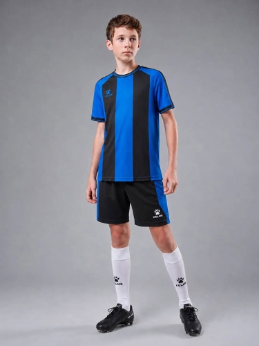 Футболка детская игровая KELME IRACHETA Blue Black фото 2