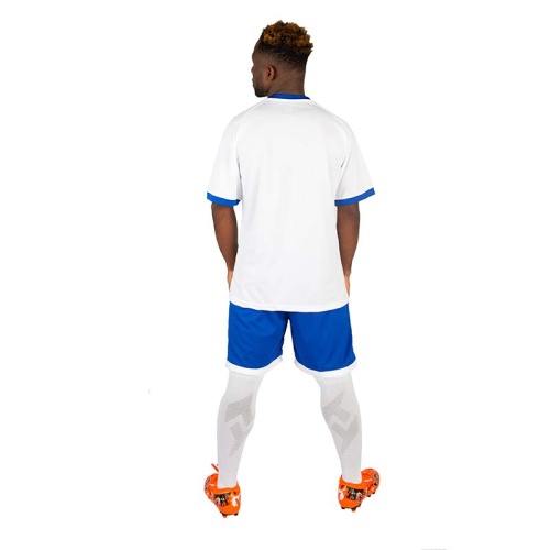 Футбольная форма (футболка + шорты) Aqama LEAGUE White Blue фото 2