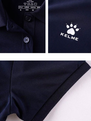 Поло женское KELME EXCELSIOR Navy Blue фото 5 Поло женское KELME EXCELSIOR Navy Blue фото 5