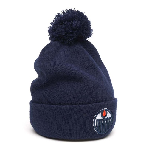 Шапка с помпоном Edmonton Oilers фото 2