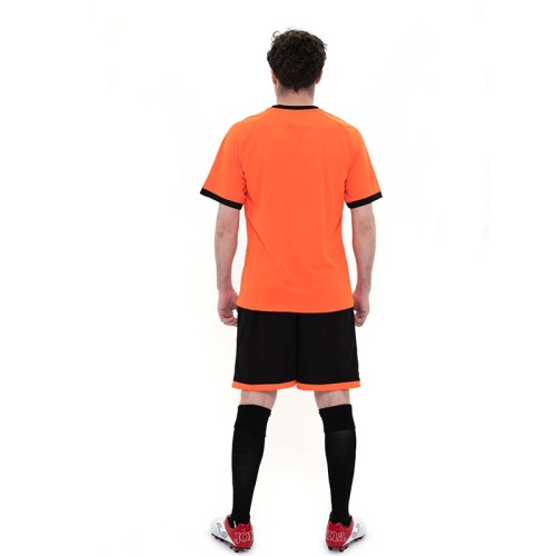 Футбольная форма (футболка + шорты) Aqama LEAGUE Orange Black фото 2