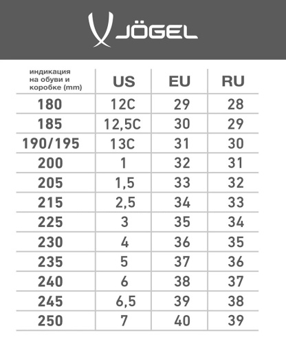 Сороконожки детские JOGEL Evofly TF Talant фото 8